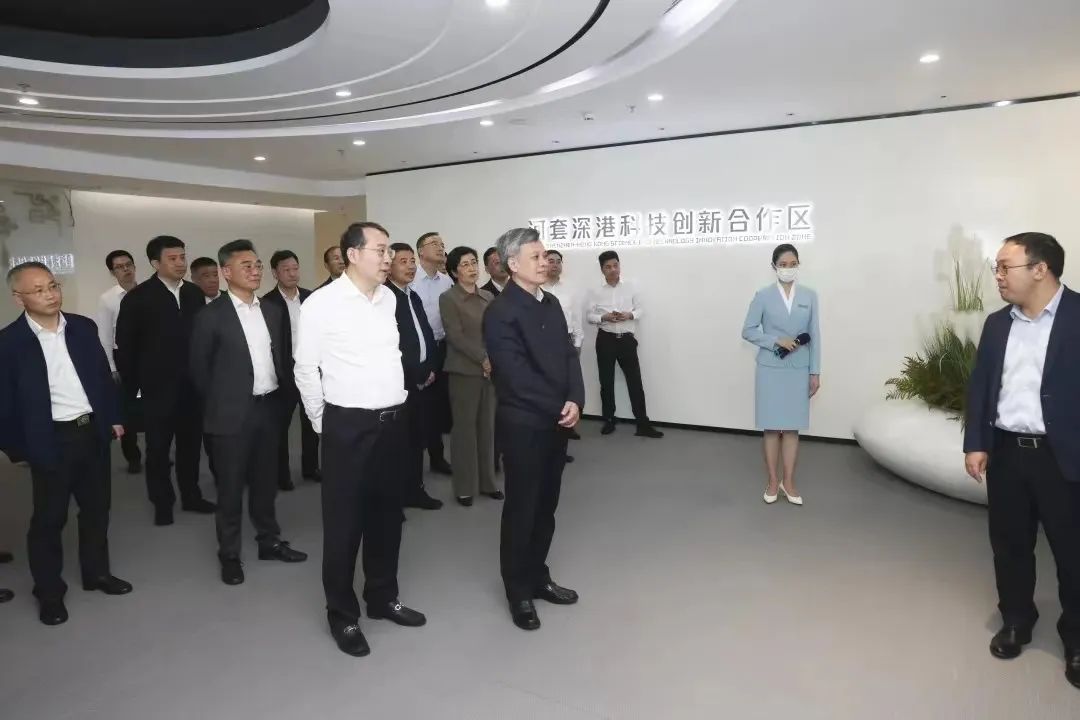 考察河套深港科技合作区